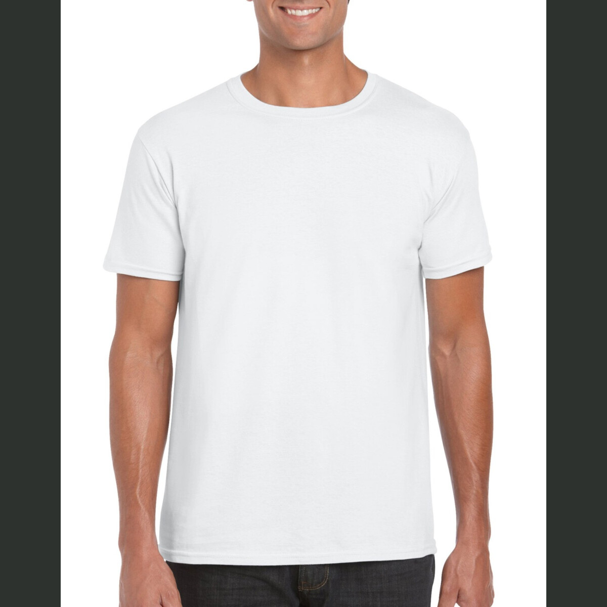 Mens Slimfit Crew Neck Tee Front